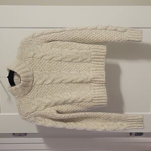 American Eagle Cropped Sweater Size xs Cream